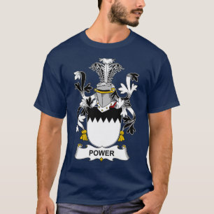 Power Coat of Arms Family Crest T-Shirt