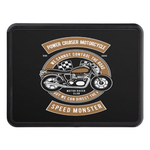 power cruiser motorcycle speed monster hitch cover