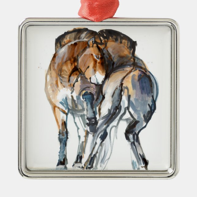 Power Dance Metal Ornament (Front)