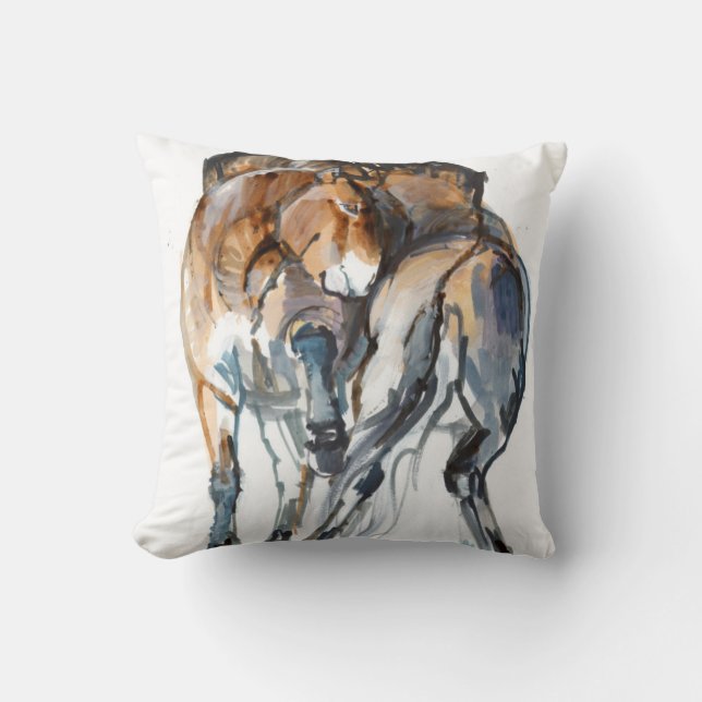 Power Dance Throw Pillow (Front)
