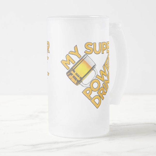 Power Drink mug - choose style & color (Front Right)