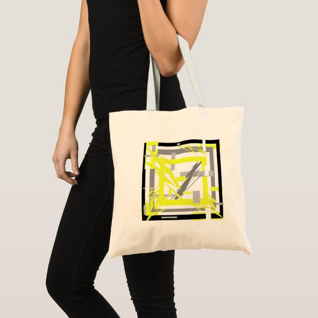 Power Energy Abstract Art Tote Bag (Front (Product))