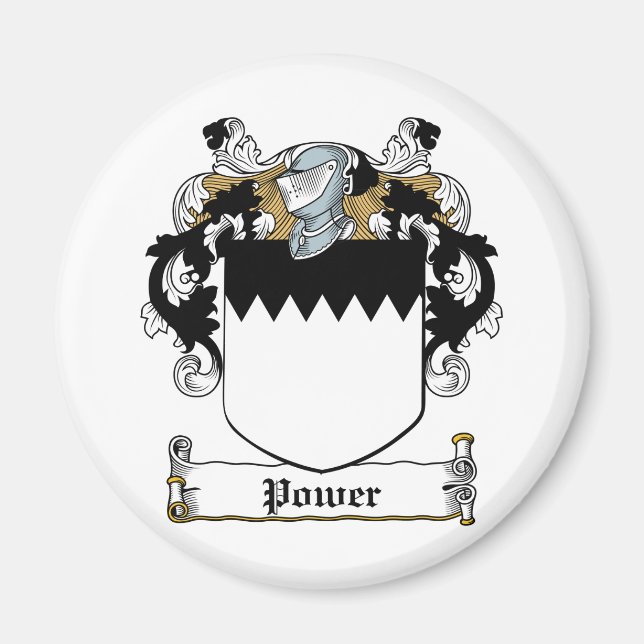 Power Family Crest Magnet (Front)