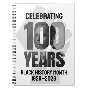 Power Fist BLACK HISTORY MONTH CENTENNIAL  Notebook