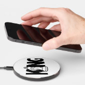 "Power Fit for a King – Wireless Charging Elevated Charger (Hand)