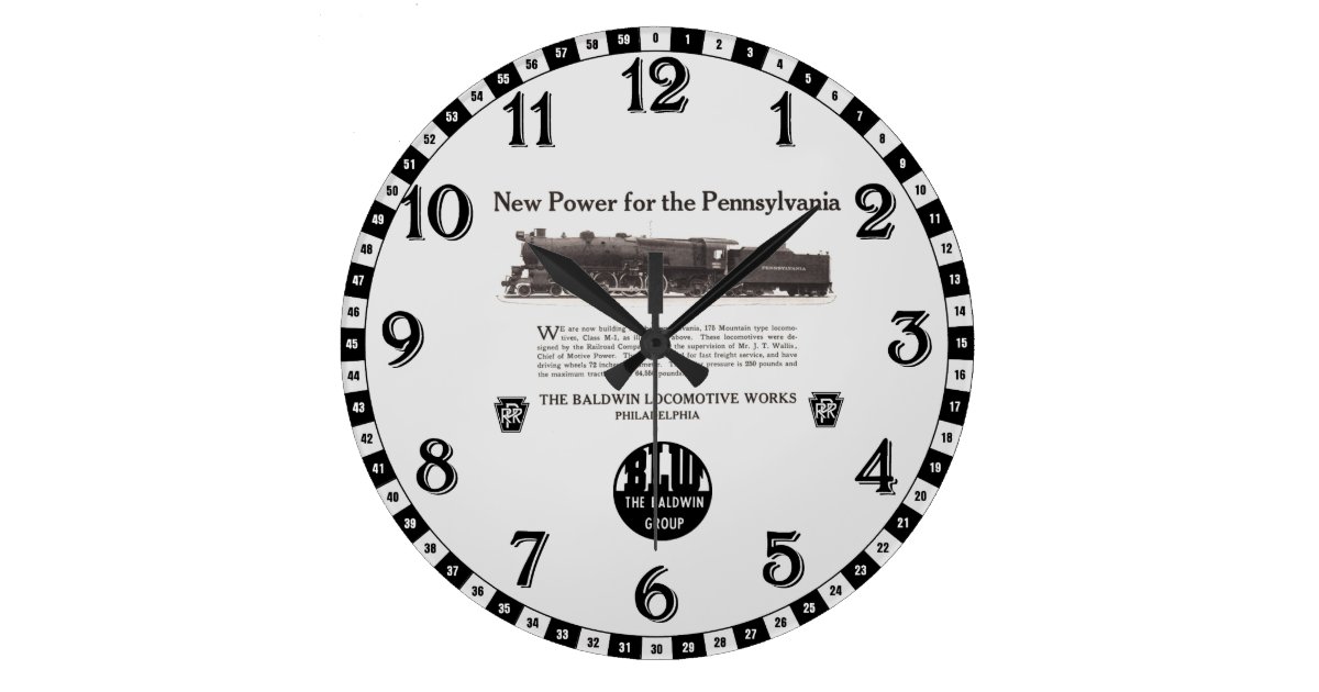 pic Pennsylvania Railroad Clock zazzle