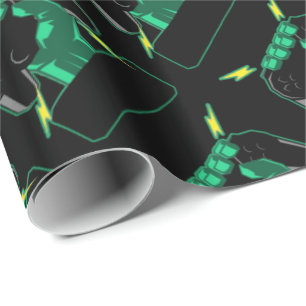Power Gamer Wrapping Paper