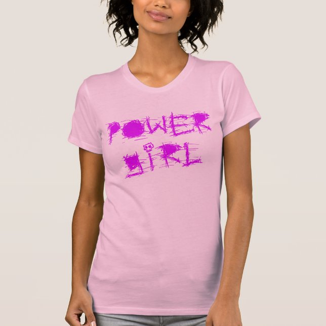 power girl T-Shirt (Front)