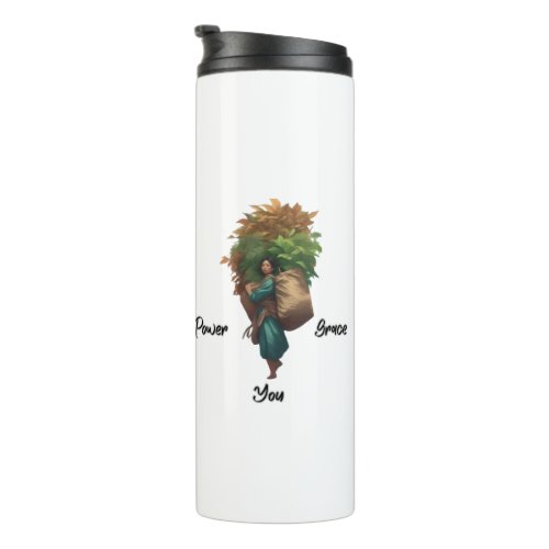 Power Grace You World Womens Day Thermal Tumbler