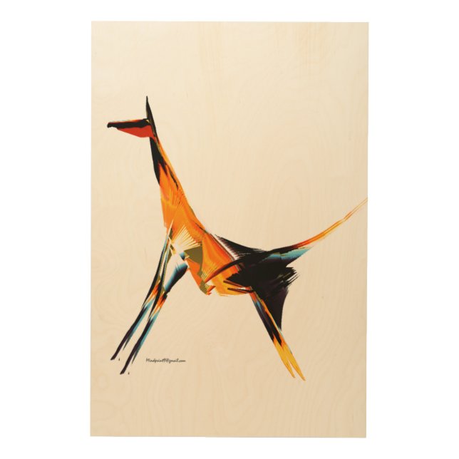 Power Horse Wood Wall Art (Front)