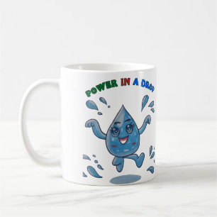 Power in a Drop - Inspirational Water-Themed Mug