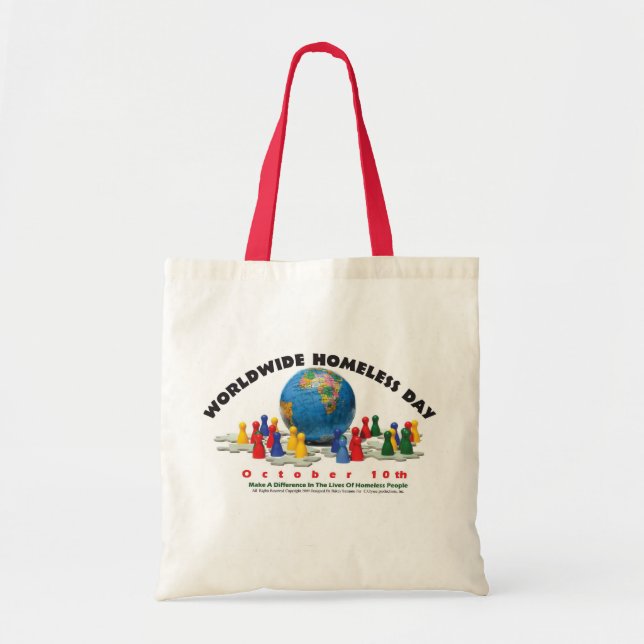Power in Numbers "The Gathering" for the homeless Tote Bag (Front)