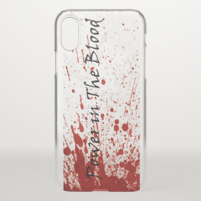 Power in the blood (Jesus) phone case cover (Back)