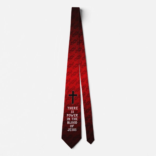 Power in the Blood Neck Tie (Front)