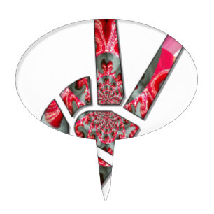 Power in the Palm: The Two-Finger Salute Cake Topper