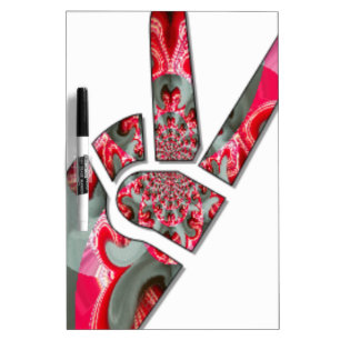 Power in the Palm: The Two-Finger Salute Dry Erase Board