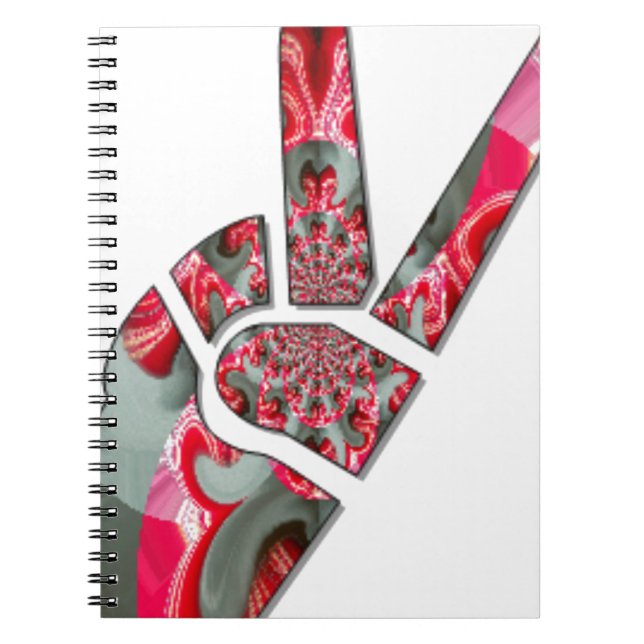  Power in the Palm: The Two-Finger Salute Notebook (Front)