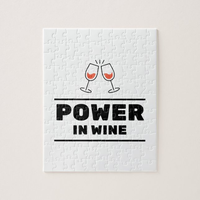 Power in wine jigsaw puzzle (Vertical)