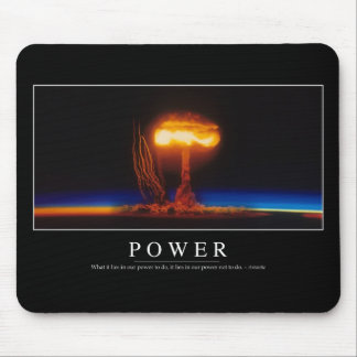 Power: Inspirational Quote Mouse Pad