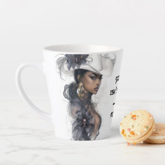 Power isn’t loud—it’s poised latte mug