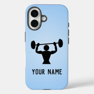 Power Lifter for Guy who Lifts, add his name to iPhone 16 Case