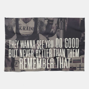 "Power lifting" Squat Motivational Towel