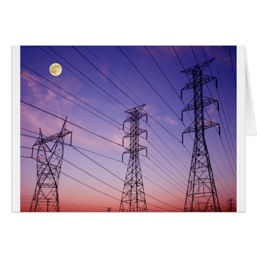 Power line triple cards (Front Horizontal)