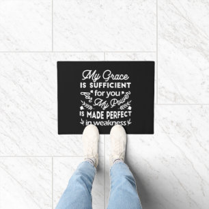 Power Made Perfect In Weakness  2 Corinthians 12:9 Doormat