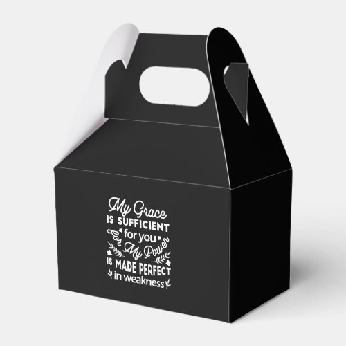 Power Made Perfect In Weakness 2 Corinthians 12:9 Favor Boxes