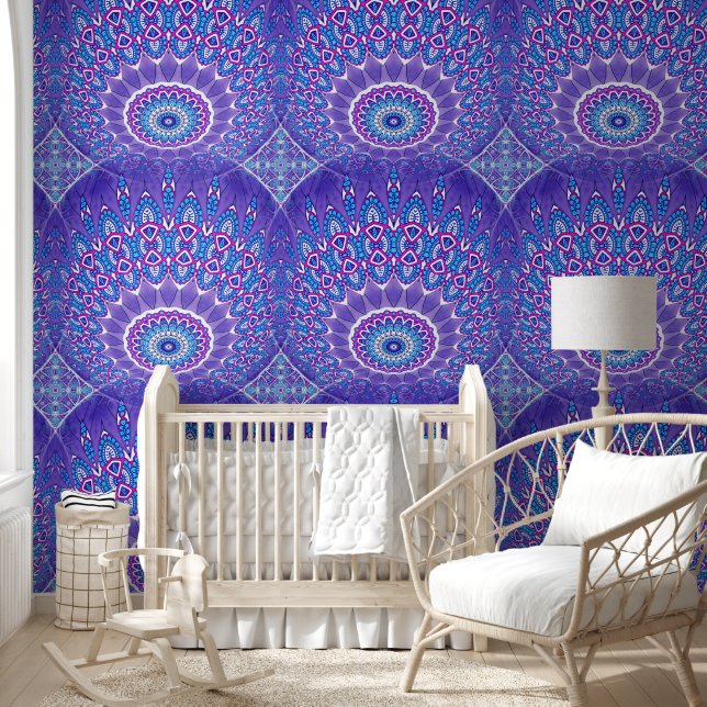 Power Mandala Seamless Pattern 3 Wallpaper (Kids)