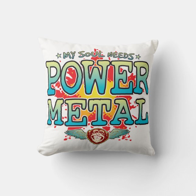 Power Metal Soul Cushion (Front)
