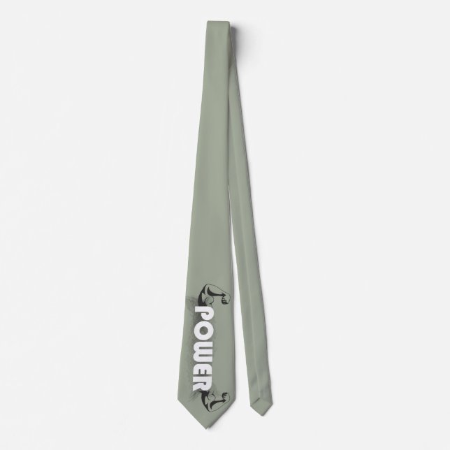 Power muscle neck tie (Front)