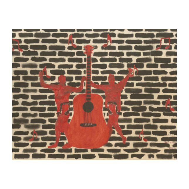 Power; music of the soul wood wall art (Front)