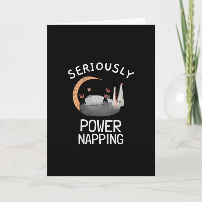 POWER NAPPING POSSUM CARD (Front)