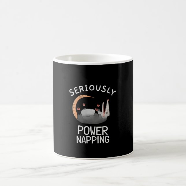 POWER NAPPING POSSUM COFFEE MUG (Center)