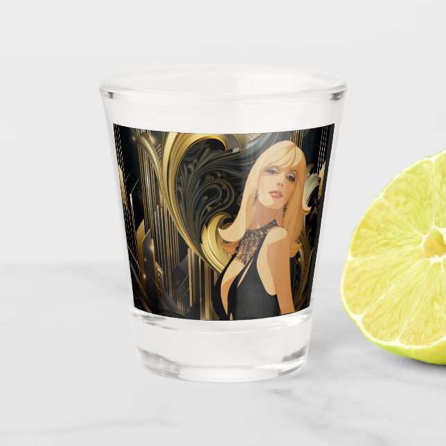 POWER OF BEAUTY #3 SHOT GLASS (Front)