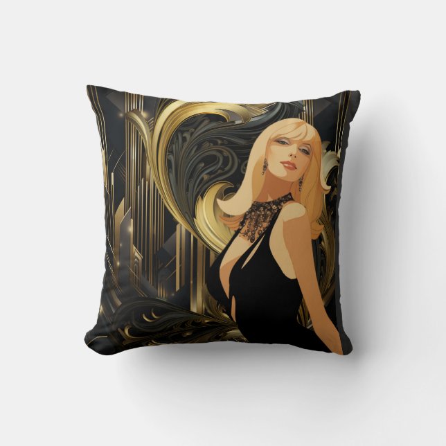 POWER OF BEAUTY #3 THROW PILLOW (Front)