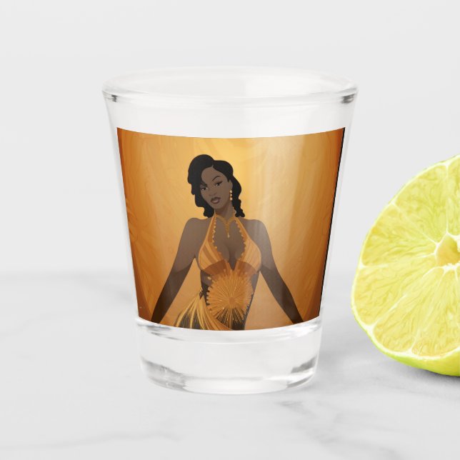 POWER OF BEAUTY #4 SHOT GLASS (Front)