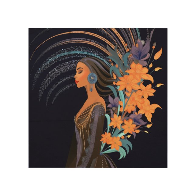 POWER OF BEAUTY #5 WOOD WALL ART (Front)