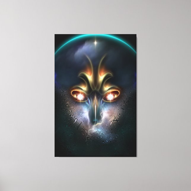 Power Of Elvgren The All Seeing Canvas Print (Front)