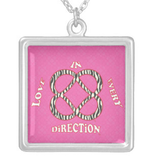 Power of Infinite Goodness Necklace.ai Silver Plated Necklace