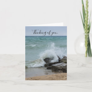 Power Of Lake Huron Thinking Of You Card
