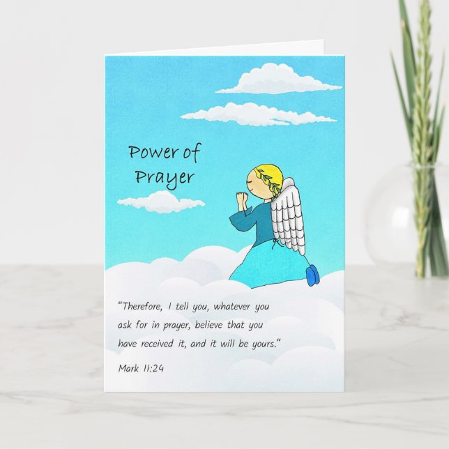 Power of Prayer Greeting Card (Front)