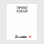 Power Of Purpose Driven Meaningful Life  Sticker