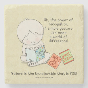 Power of Recognition Stone Coaster