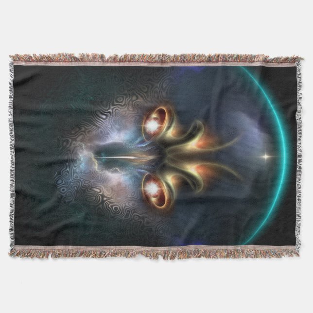Power Of The All Seeing Throw Blanket (Front)