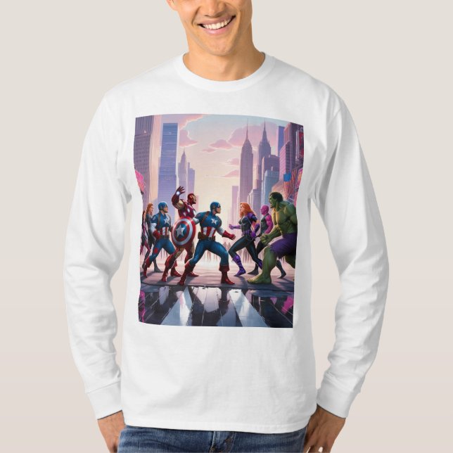 "Power of the Avengers" T-Shirt (Front)