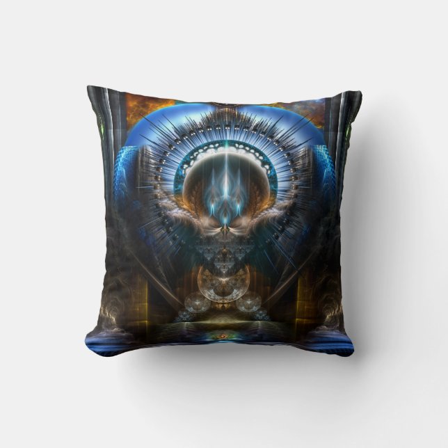Power Of The Oracle Throw Pillow (Front)
