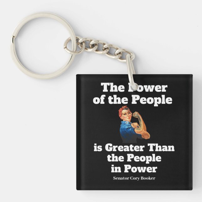 Power of the People Keychain (Front)
