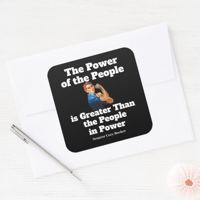 Power of the People Sticker (Envelope)